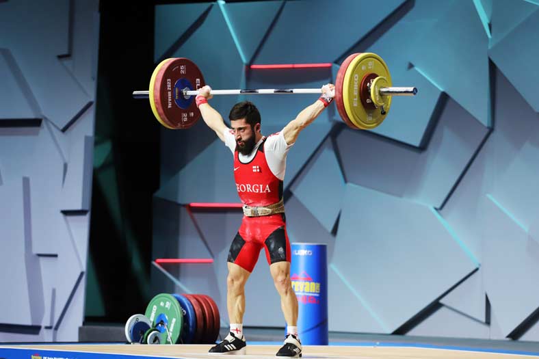 Чемпионат Европы по тяжелой атлетике - Рамин Шамилишвили завоевал золотую медаль в рывке