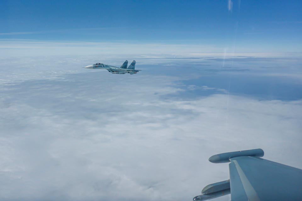 Գերմանական և բրիտանական ռազմաօդային ուժերի տվյալների համաձայն՝ Ֆիննական ծոցի և Բալթիկ ծովի վրա՝ ՆԱՏՕ-ի օդային տարածքի մոտ, նկատվել են երեք ռուսական ինքնաթիռներ