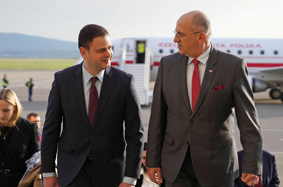 Министр иностранных дел Польши Збигнев Рау прибыл Грузию