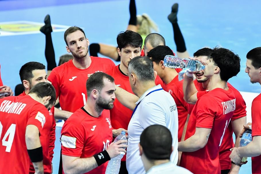 Сборная Грузии по гандболу обыграла Венгрию и завоевала путевку на чемпионат Европы #1TVSPORT