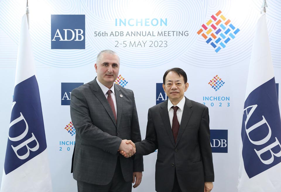 Лаша Хуцишвили встретился с президентом Азиатского банка развития