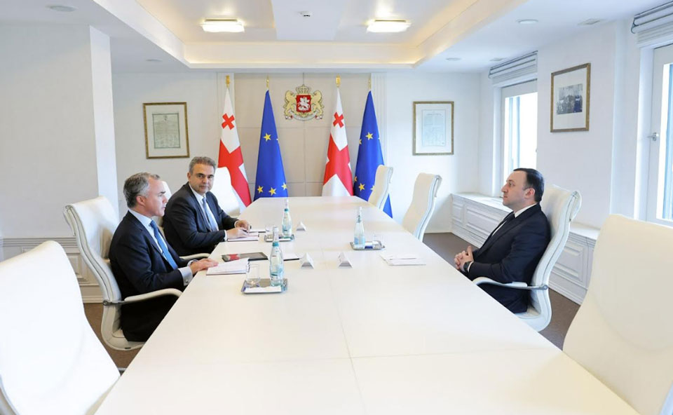 Ираклий Гарибашвили встретился с главой миссии Департамента Средней и Центральной Азии Международного валютного фонда