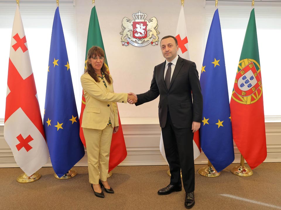 Georgian PM meets Portuguese Defence Minister