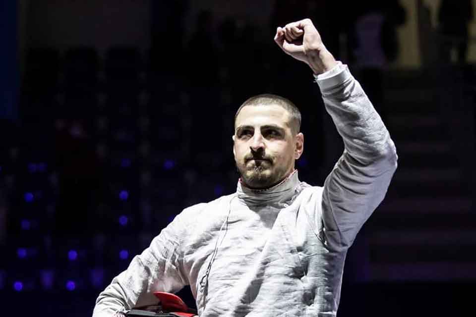 Georgian right-handed sabre fencer wins Madrid World Cup