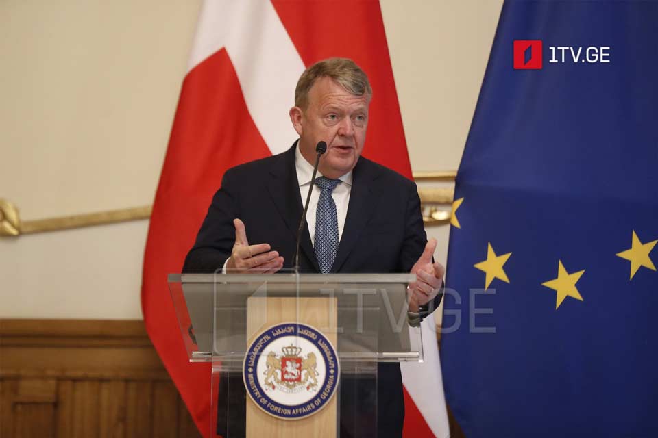 Ларс Лёкке Расмуссен - Дания поддерживает европейские устремления Грузии, ответ моей страны относительно статуса кандидата - да