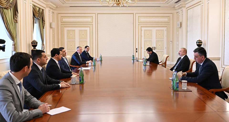 Шалва Папуашвили встретился с Ильхамом Алиевым
