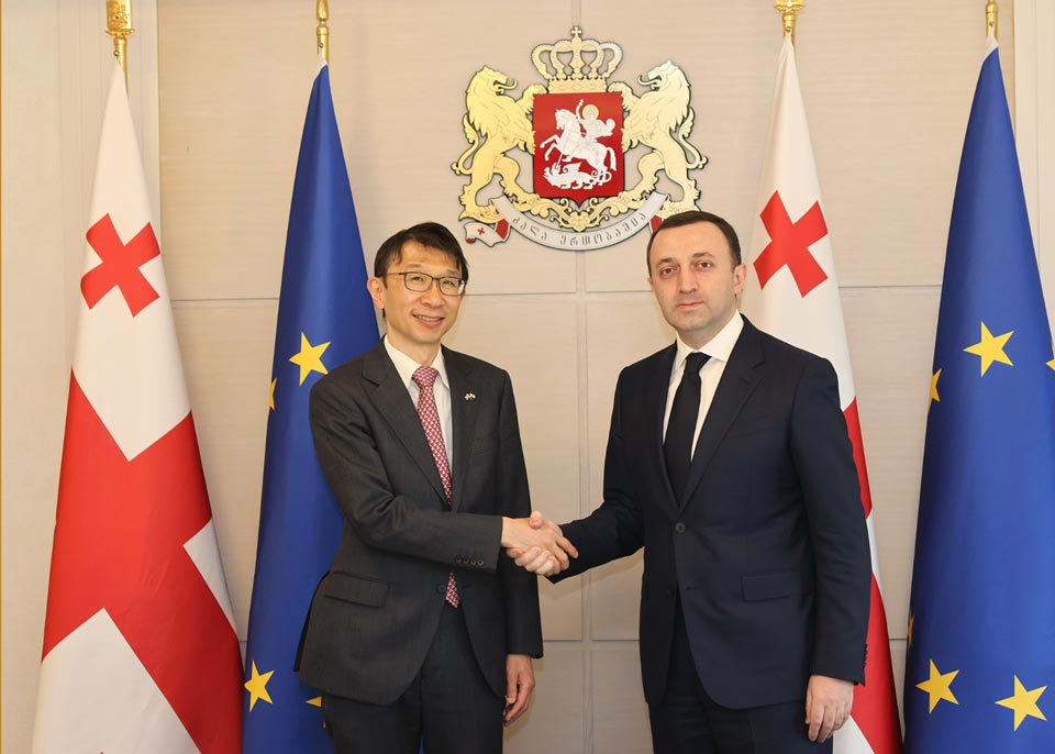 Georgian PM hosts Japanese Ambassador for farewell meeting
