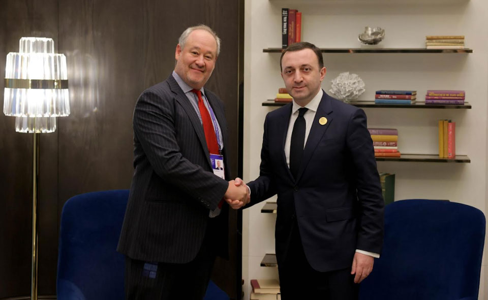 Ираклий Гарибашвили встретился с генеральным директором Bloomberg Media