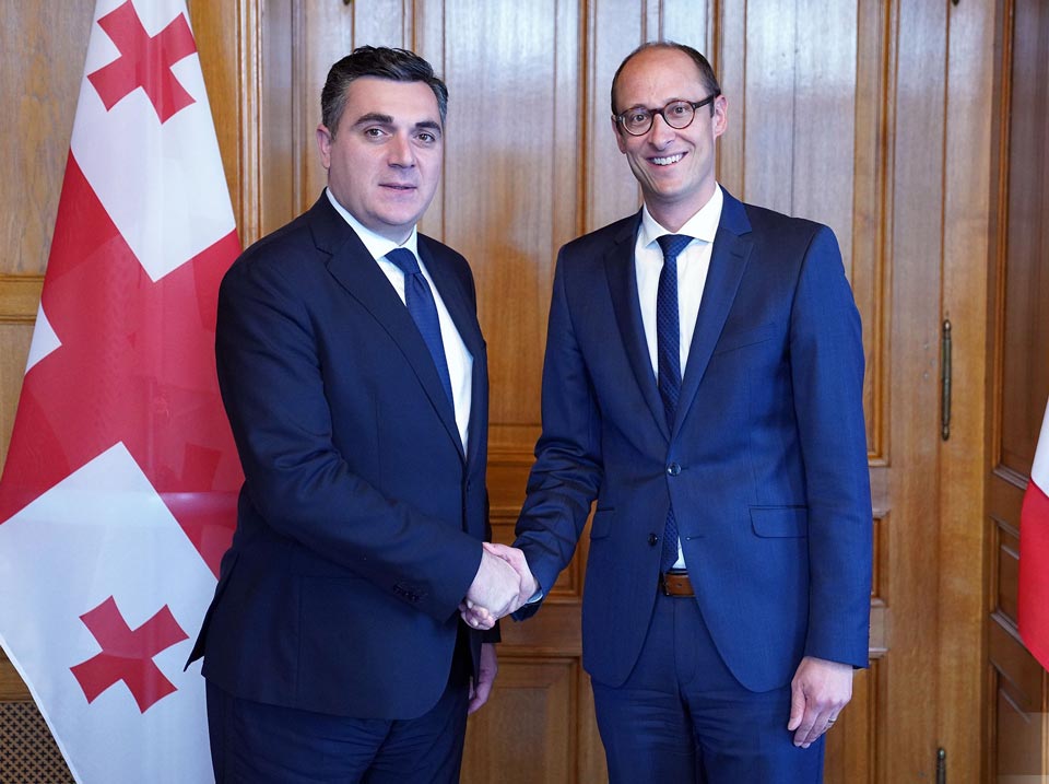 Илья Дарчиашвили встретился с президентом Национального совета Швейцарии Мартином Кандинасом