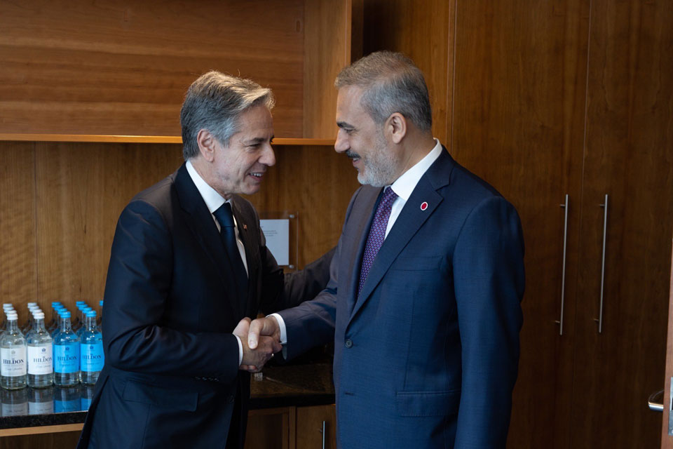 Энтони Блинкен встретился с министром иностранных дел Турции