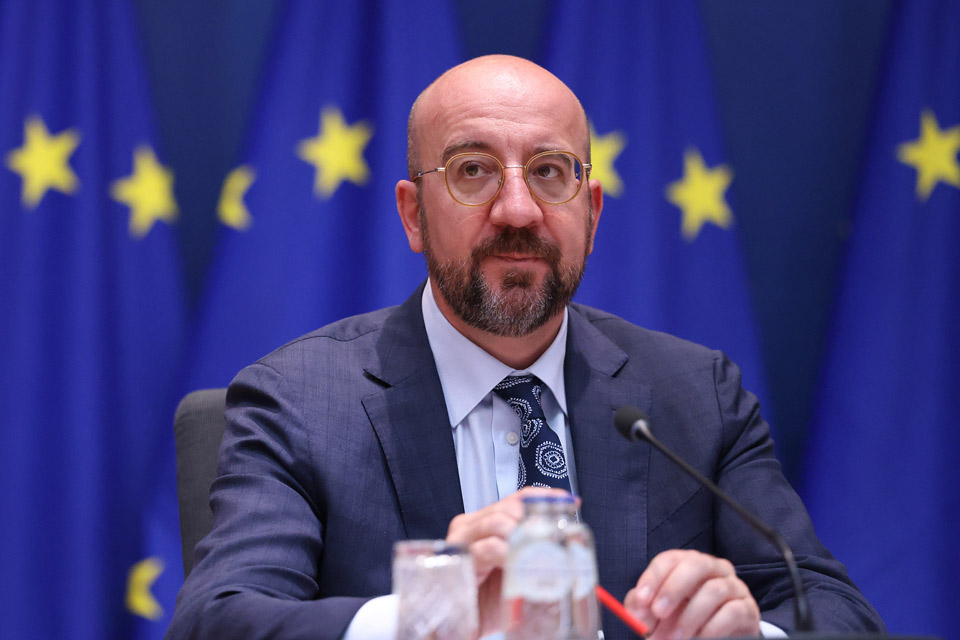 Европейский совет - Шарль Мишель приветствует подтверждение  Ираклием Гарибашвили того, что Грузия не будет пытаться принять закон «Об иностранном влиянии»