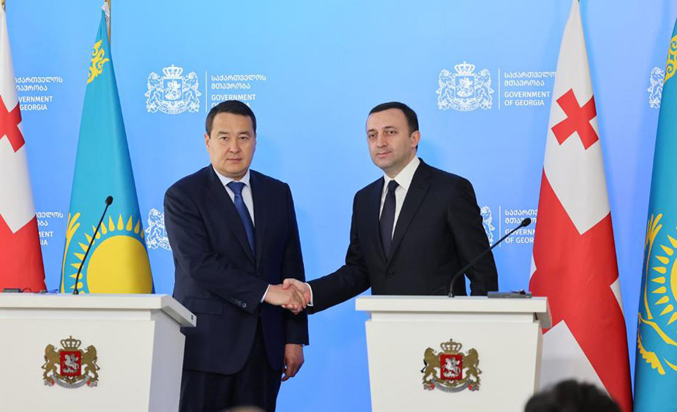 PM emphasizes Georgia-Kazakh strategic cooperation and friendship