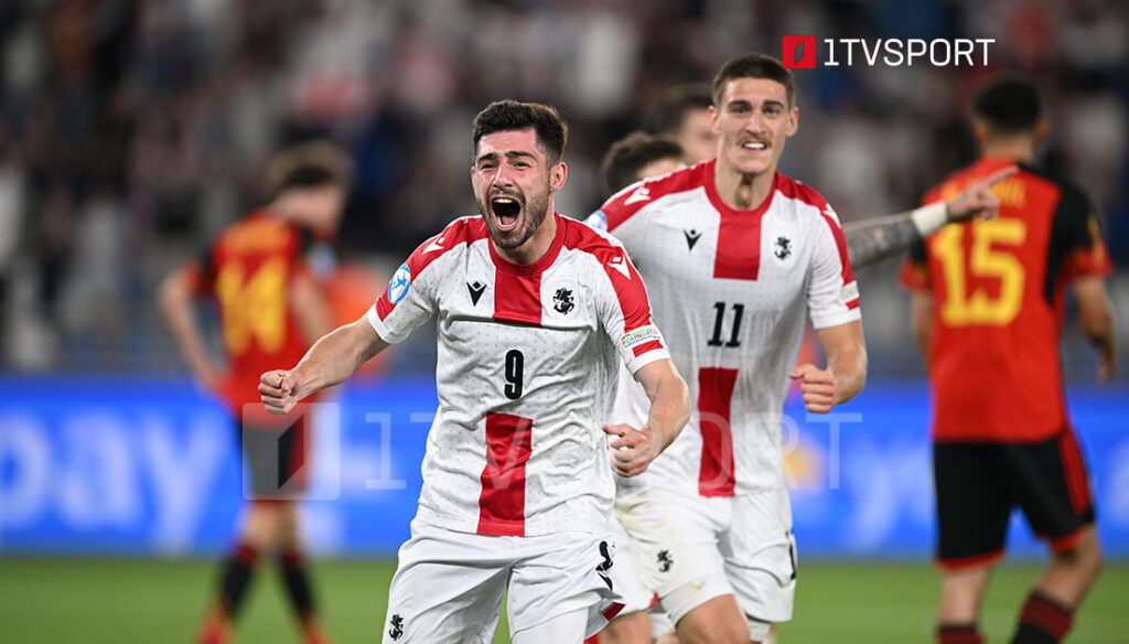 Молодежная сборная Грузии по футболу сыграла вничью с Бельгией на Евро-2023