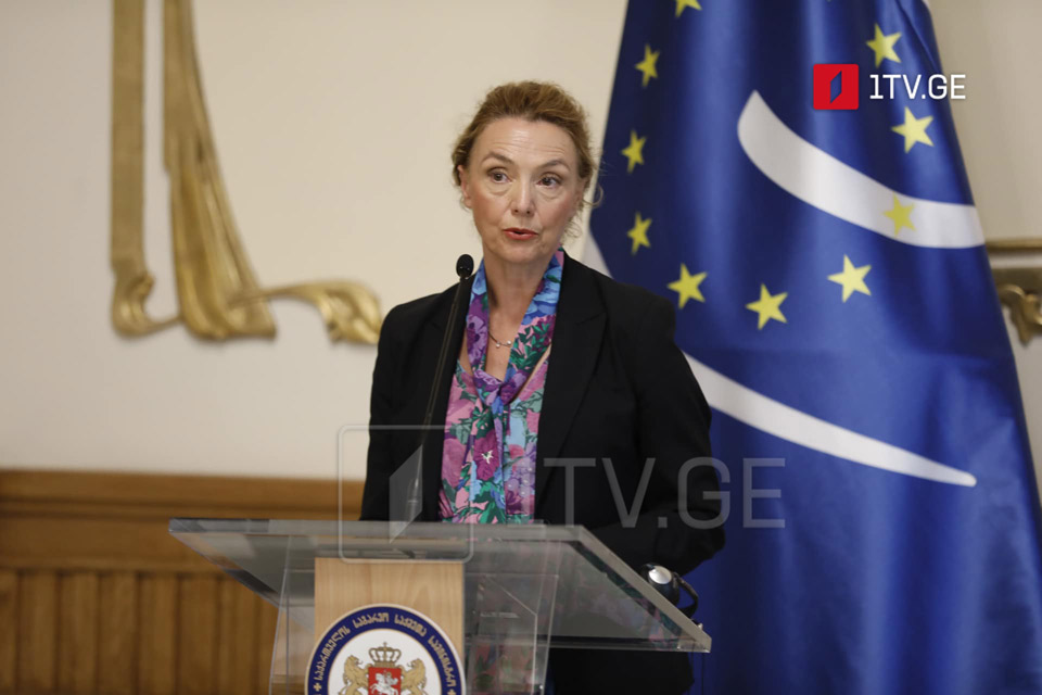 Мария Бурич - Сотрудничество между Грузией и Советом Европы очень тесное, мы поддерживаем достаточно ценную работу в направлении реформ