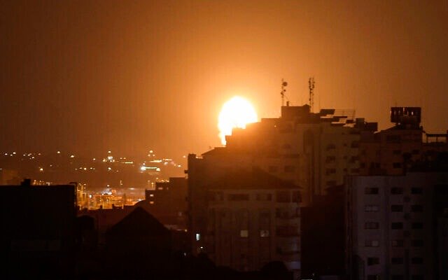 İsrail Müdafiə Qüvvələrinin məlumatına görə, İsrail Hərbi Hava Qüvvələri Qəzza sektoruna cavab raket hücumu həyata keçirdi