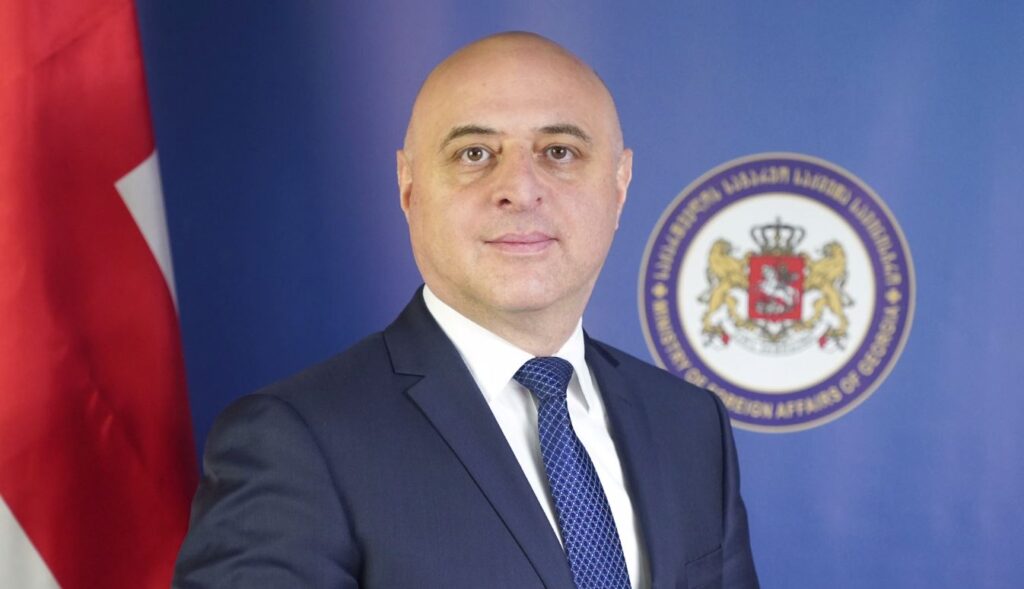 Georgian Ambassador to Ukraine comments on meeting with First Deputy FM Yevhen Perebyinis