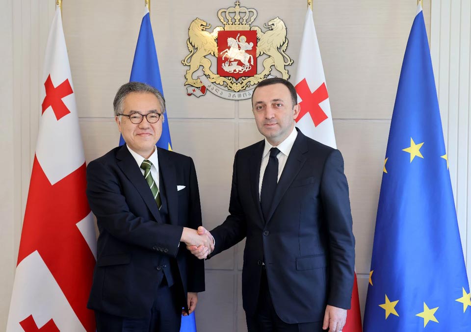 Ираклий Гарибашвили встретился с послом Японии в Грузии Ишизукой Хидеки