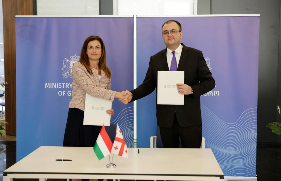 Georgian, Hungarian Justice Ministries sign declaration