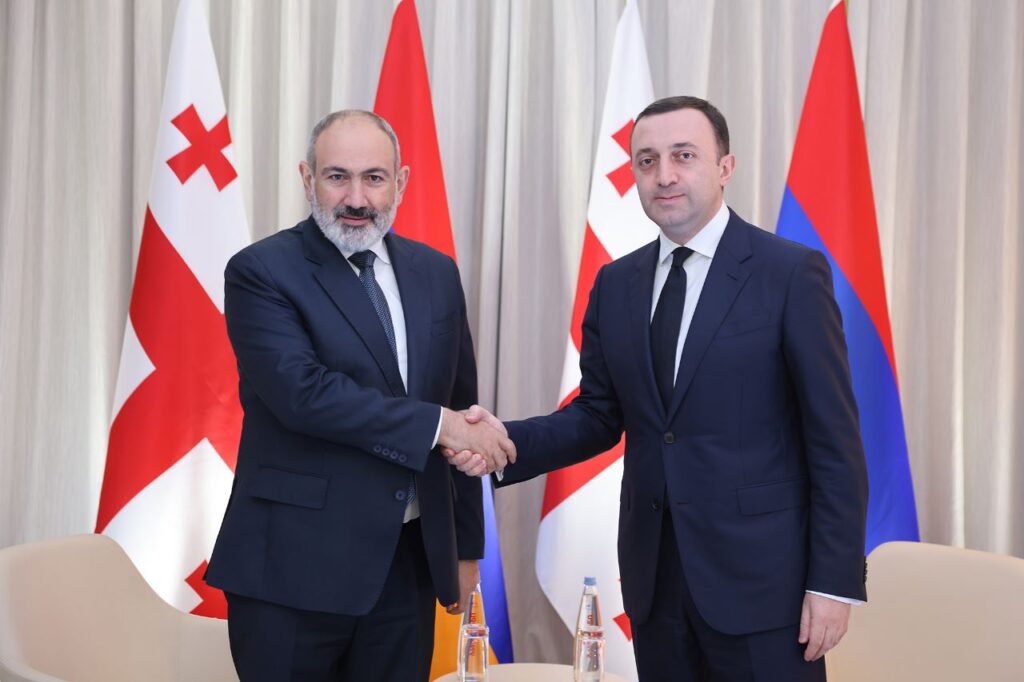 Georgian PM hosts Armenian colleague
