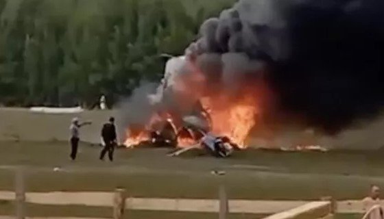 В результате крушения вертолета "Ми-8" на Алтае погибли шесть человек