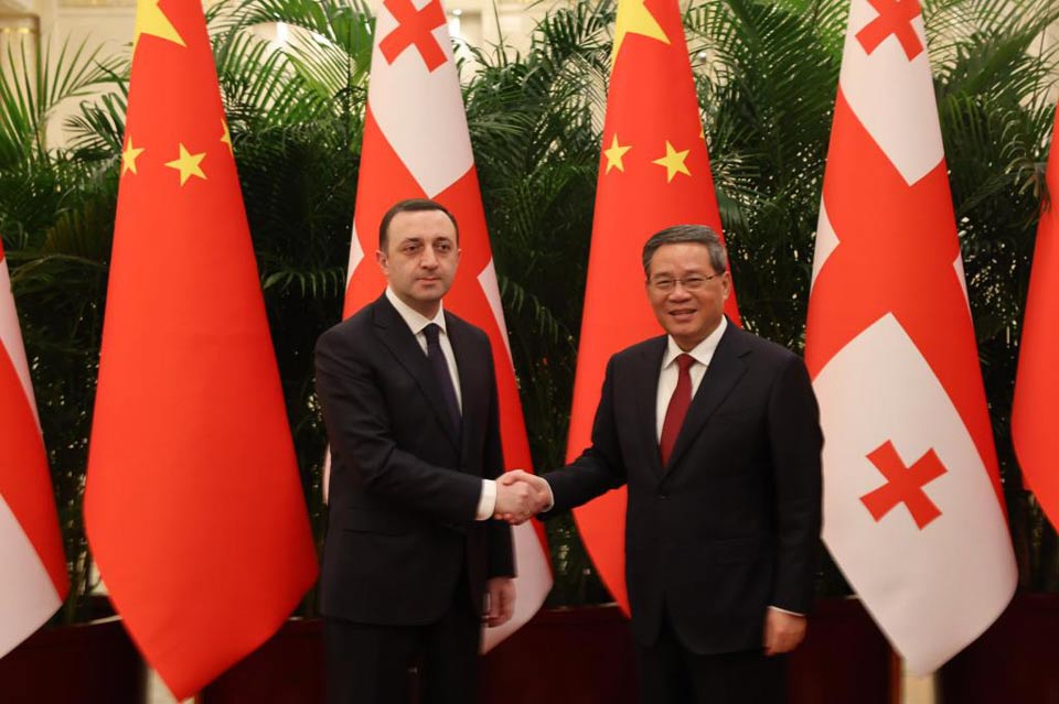 Ираклий Гарибашвили встретился с премьер-министром Госсовета Китая Ли Цянем