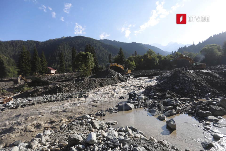 National Environment Agency: Disaster accompanying processes take place in Bubistskali
