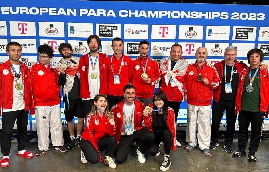 Gürcüstan parataekvondoçuları Avropa Paralimpiya Oyunlarında qızıl, gümüş və bürünc medal qazanıblar #1TVSPORT