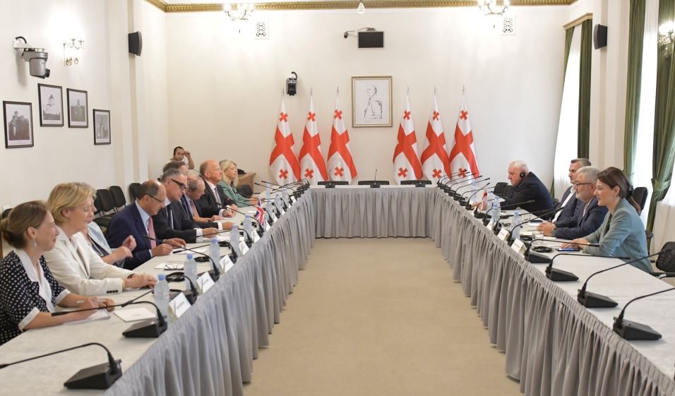 Представители парламентской оппозиции встретились с председателем интерпартийной парламентской группы, работающей по вопросам Грузии в парламенте Великобритании