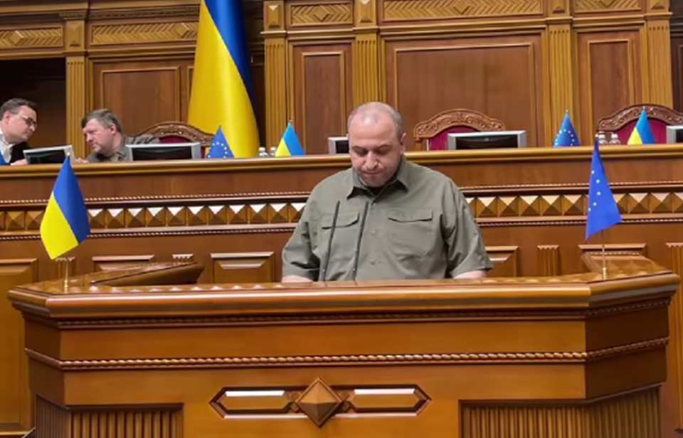 Рада Украины утвердила Рустема Умерова на посту министра обороны
