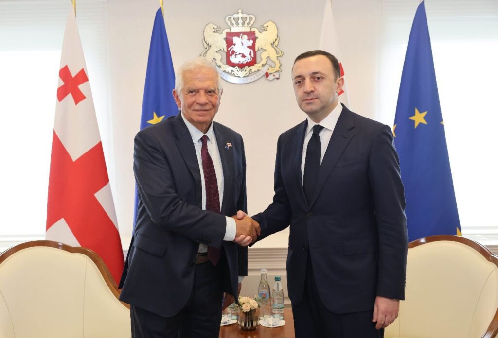 Ираклий Гарибашвили - С Жозепом Боррелем мы обсудили достижения Грузии на пути к европейской интеграции, ожидаем в этом году статуса кандидата в ЕС, Грузия - это Европа