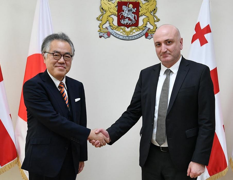 Georgian Health Minister hosts Japanese Ambassador