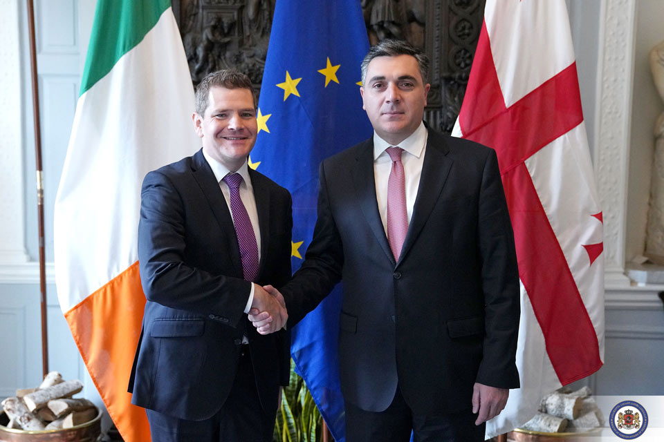 Georgian FM meets Irish Minister of State for European Affairs