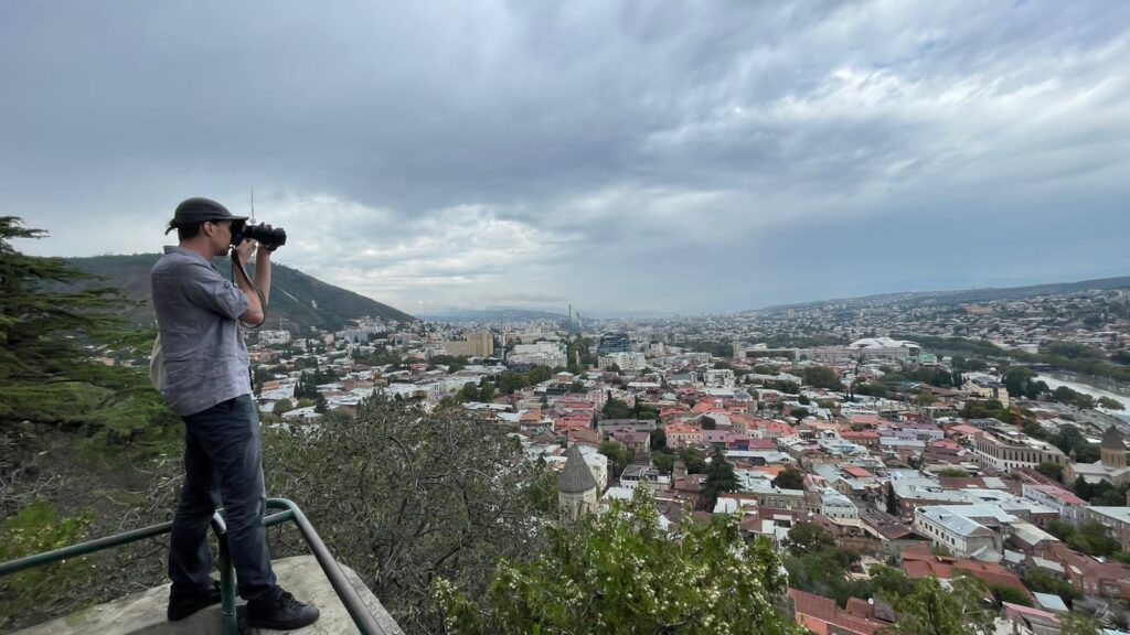 Hollandiyalı səyyah və yazıçı Kris Şalk Gürcüstanın turizm məkanı ilə tanış olub