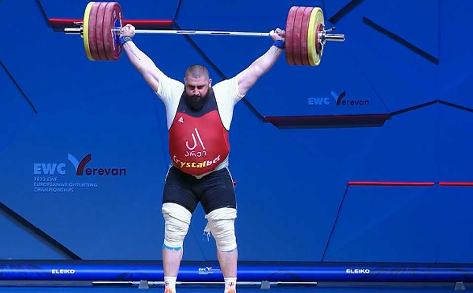 Georgian weightlifter Lasha Talakhadze wins gold in snatch