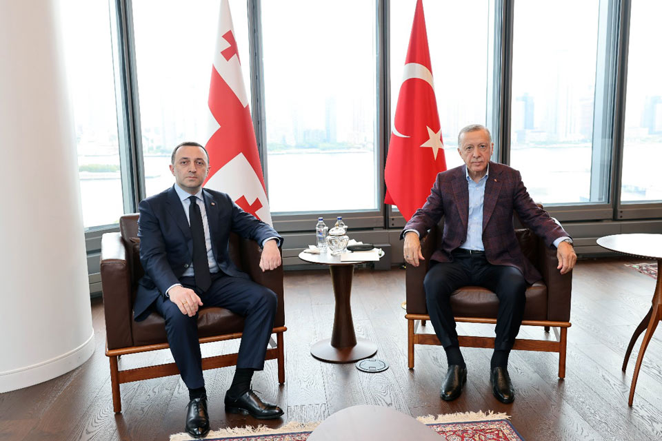Georgian PM meets Turkish President 