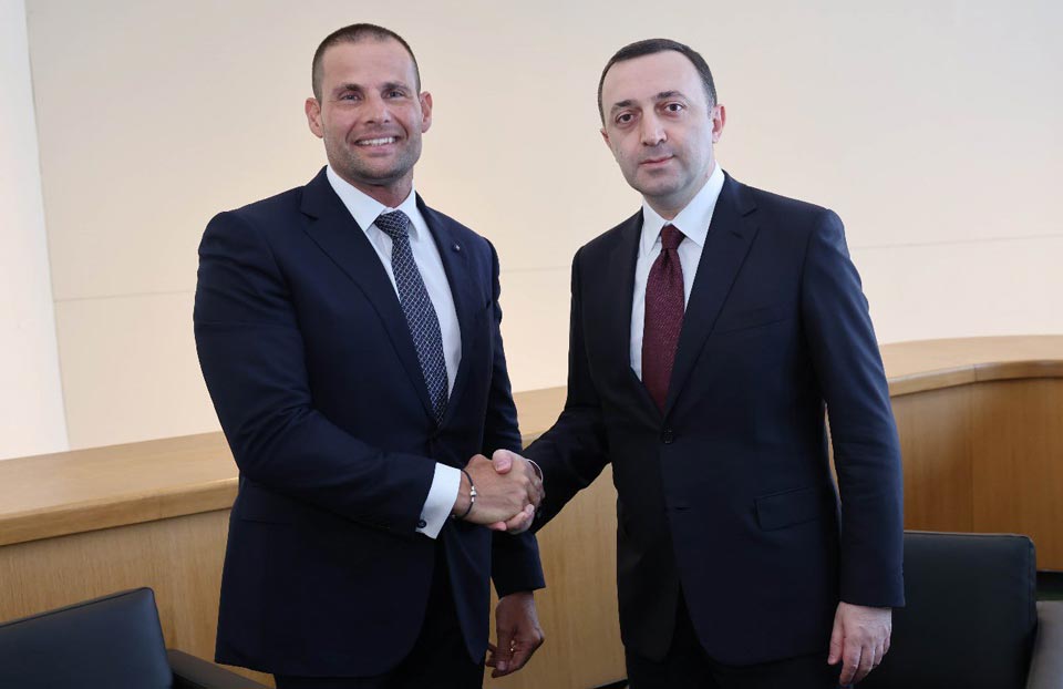 Georgian PM meets his counterpart from Malta 