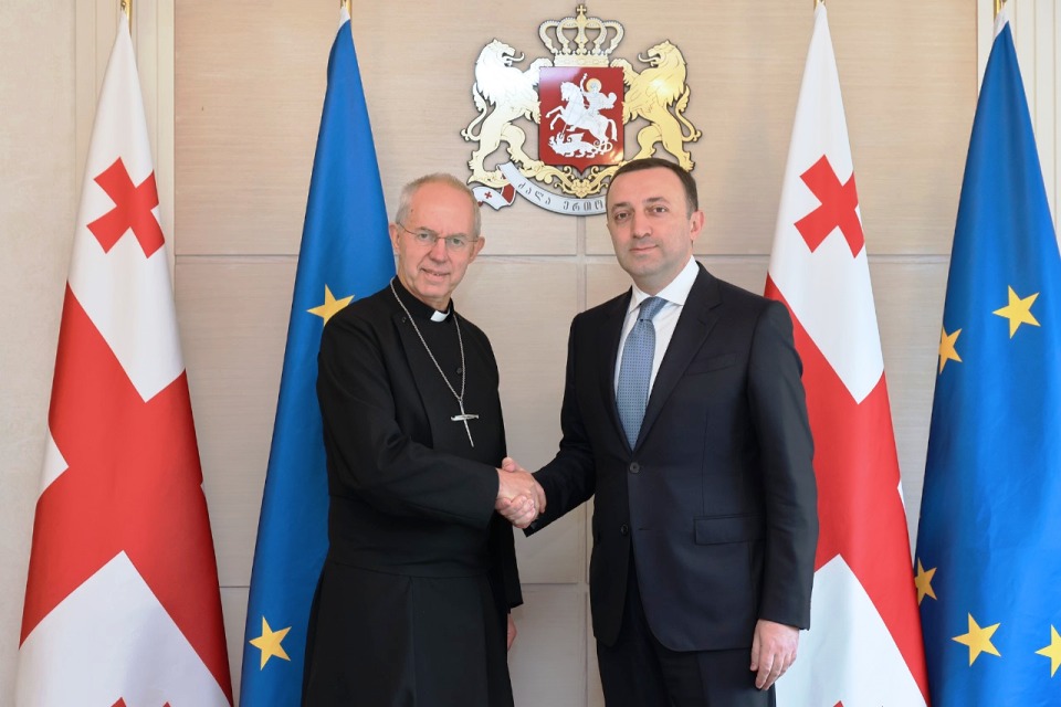 Ираклий Гарибашвили встретился с архиепископом Кентерберийским Джастином Уэлби