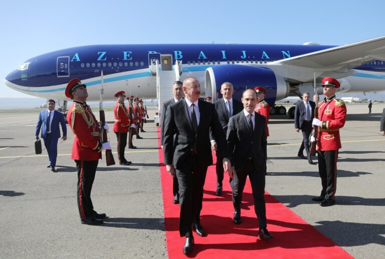 Azerbaijani President visits Georgia