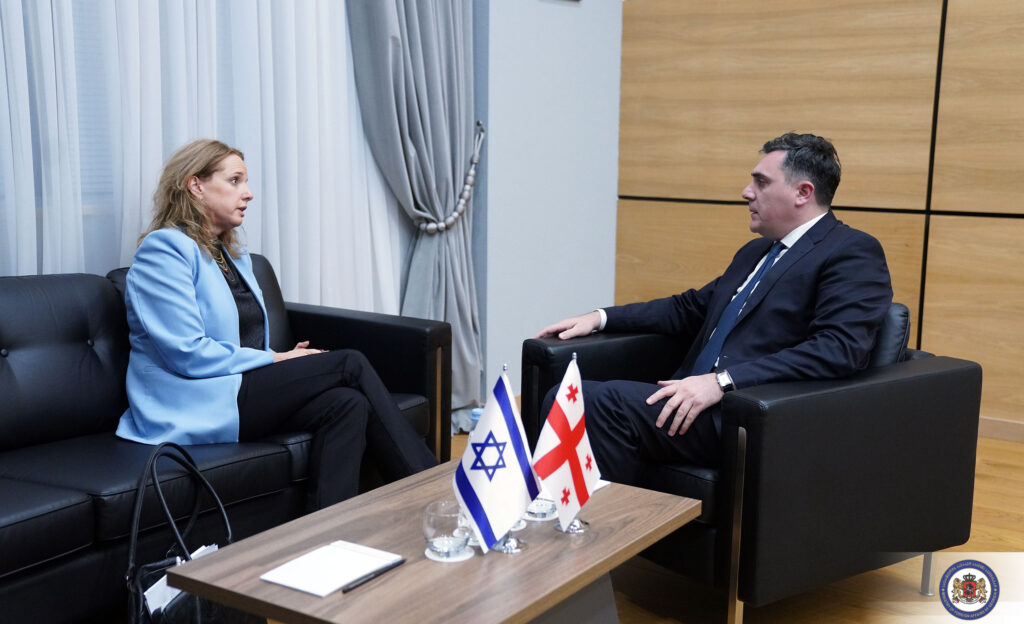 Georgian FM hosts Israeli Ambassador
