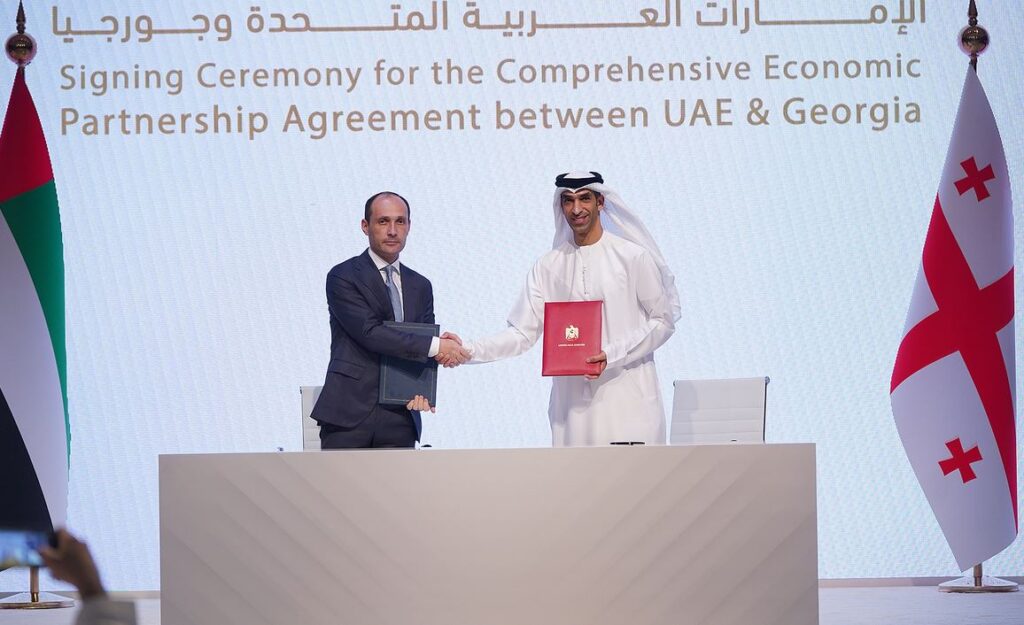 Economy Ministry: 97.5% of Georgian products exported to UAE to enter duty-free