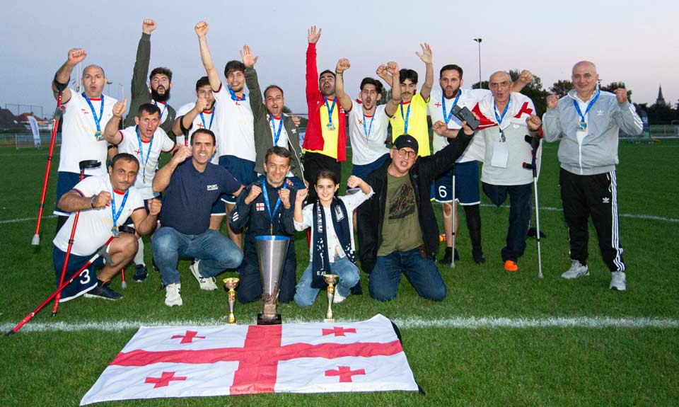 Сборная Грузии по футболу среди ампутантов – победитель дивизиона С Лиги наций #1TVSPORT