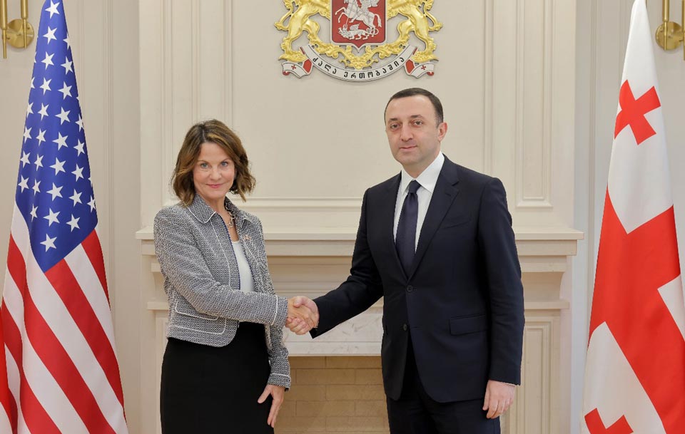Ираклий Гарибашвили встретился с новоназначенным послом США Робин Данниган