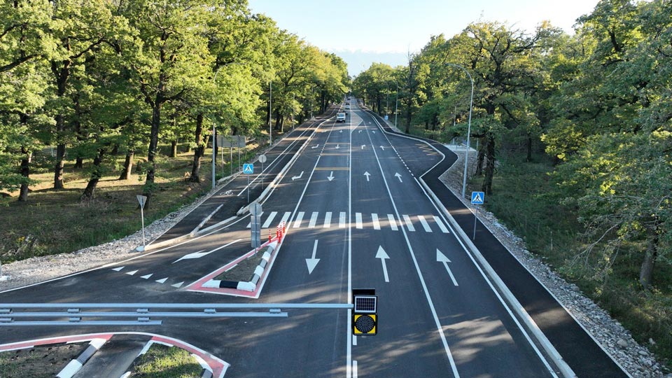 Reconstruction of Kutaisi-Baghdati connecting road completes