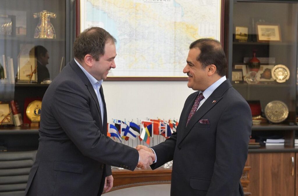 Foreign Relations Committee Chair hosts Qatari Ambassador to Georgia