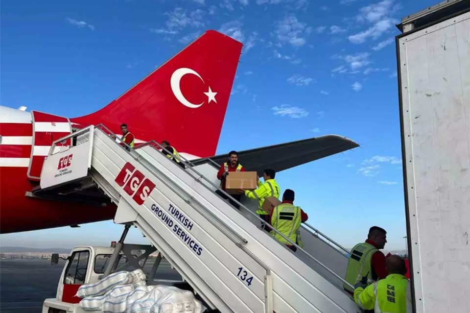 Թուրքիան մարդասիրական օգնություն է ուղարկել Եգիպտոս՝ Գազայի հատվածի բնակիչներին օգնելու համար