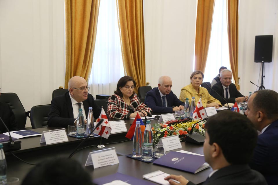 Armenian Constitutional Court delegation visits Georgia