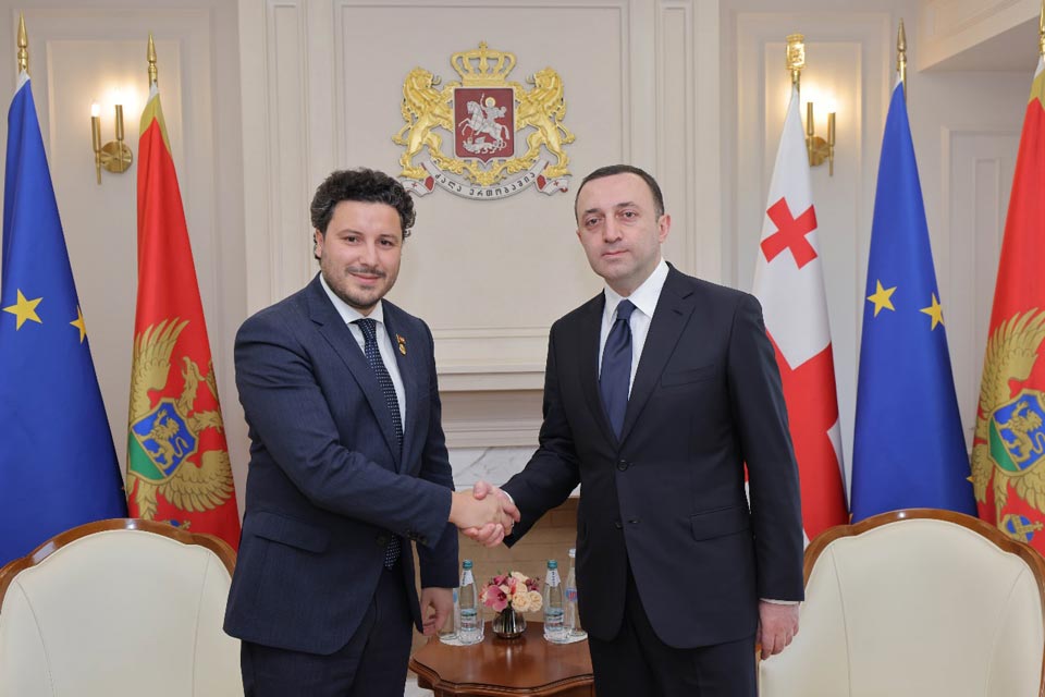 Ираклий Гарибашвили встретился с премьер-министром Черногории