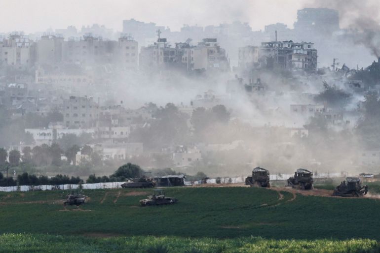 Танки израильской армии подошли к городу Газа и заблокировали центральную автомагистраль