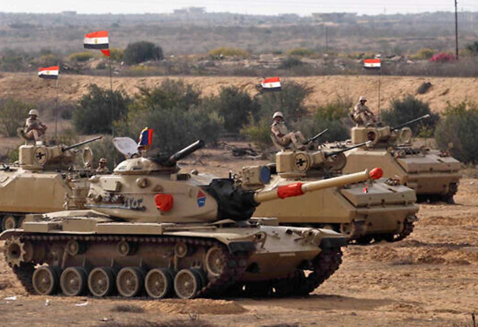 Misir Rafah sərhəd-keçid məntəqəsinə tanklar və zirehli texnika yerləşdirib