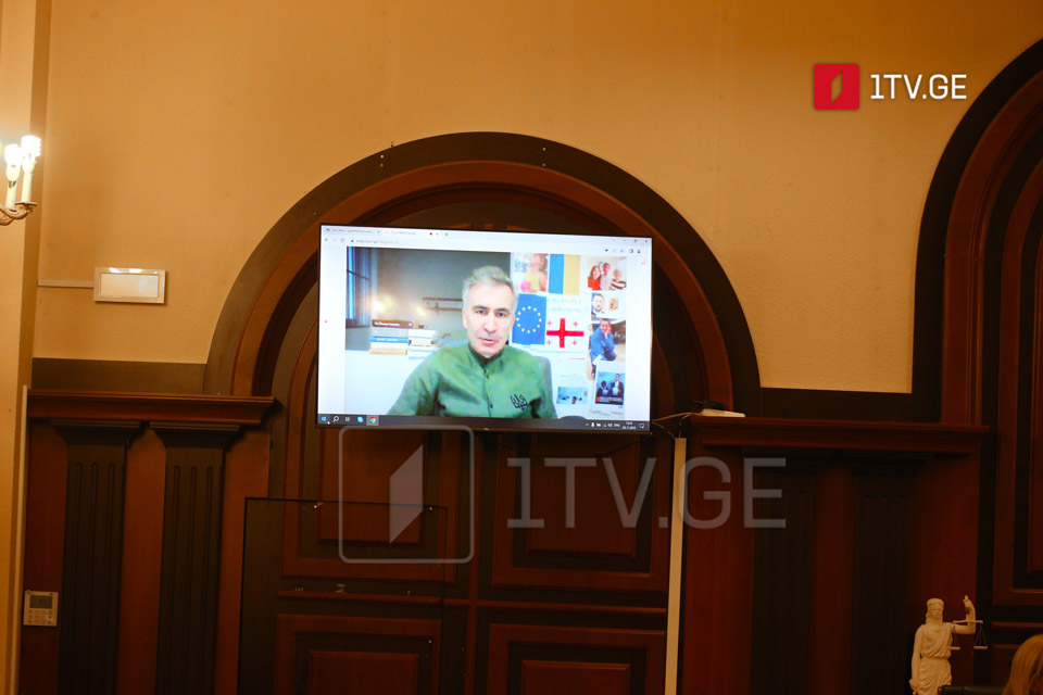 Ex-President Saakashvili urges UNM members not to weaken party from inside